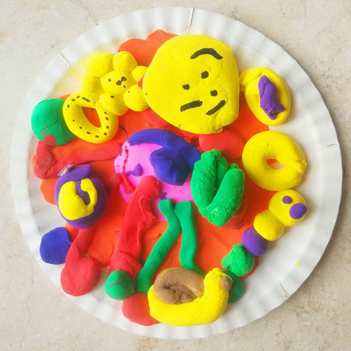 Cake for Mam & Dad#Handwork in Kindergarten#