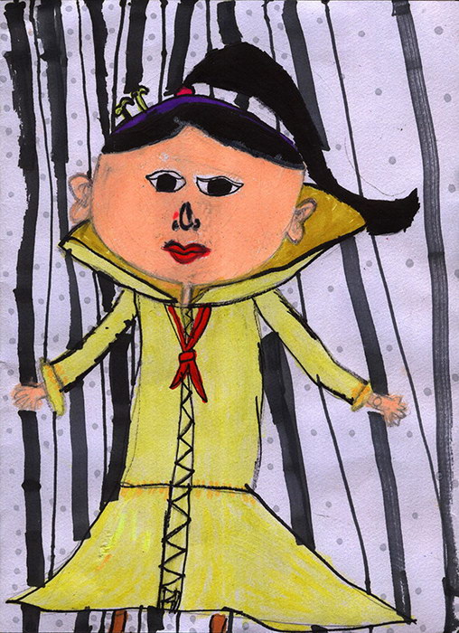 I#Silky Crayon Painting#