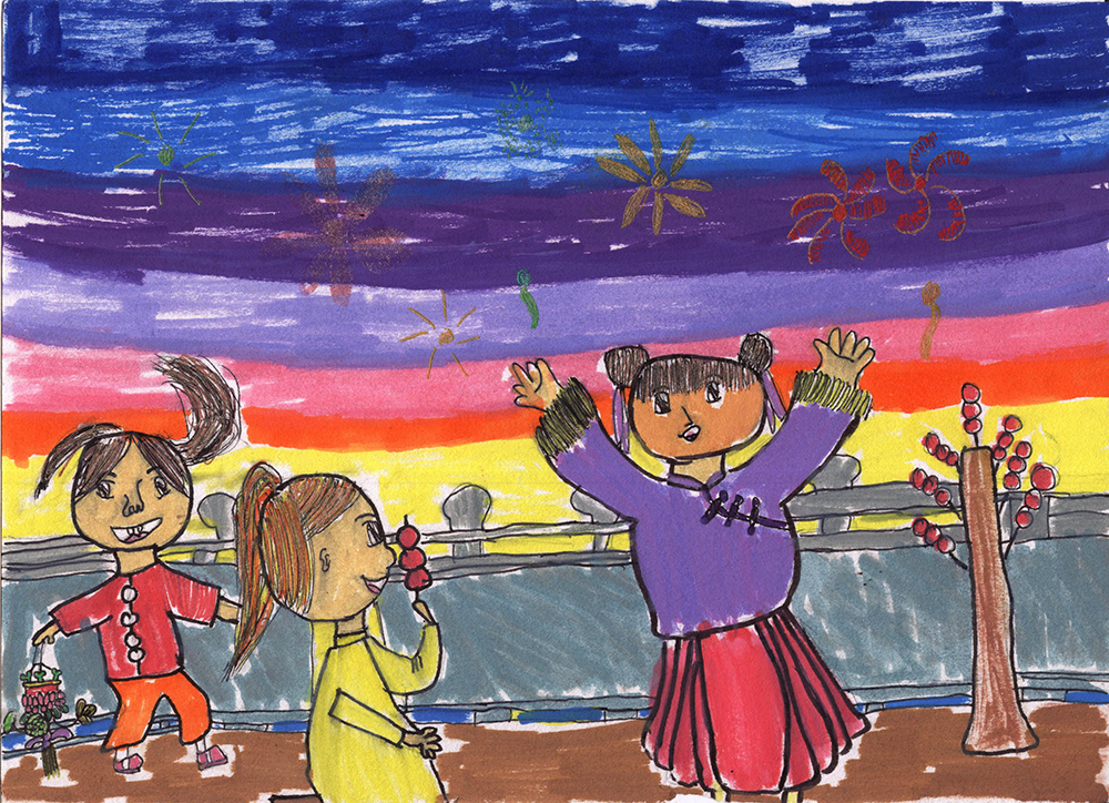 Happy Children#Marker Pen#