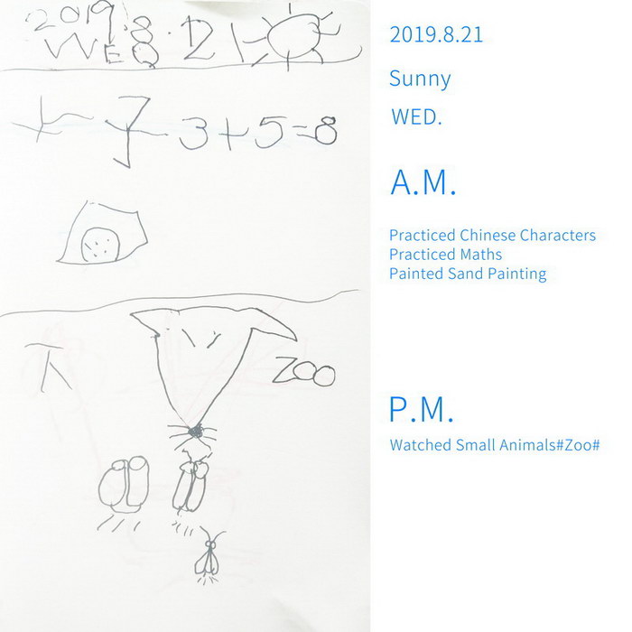 #Diary#Watched Small Animals in Zoo#